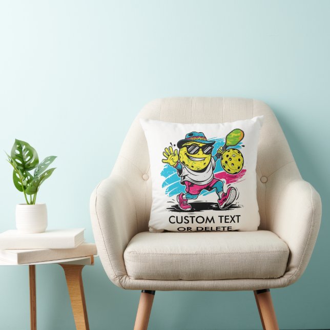Coussin pickleball drôle (Chaise)