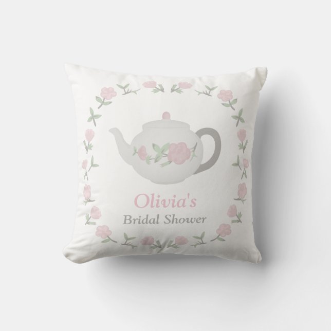 Coussin Pièce maîtresse florale de partie de Fête de la (Recto)