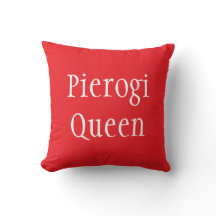 "Pierogi Queen - Pierogi Power" Jeu d'oreiller