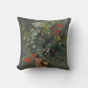 Coussin Pierre-Auguste Renoir - Fleurs dans un Vase 1866