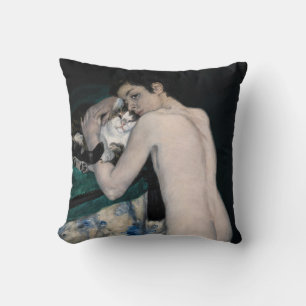 Coussin Pierre-Auguste Renoir - Garçon au chat