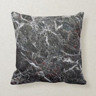 Coussin Pierre En Marbre Blanc Et Noir