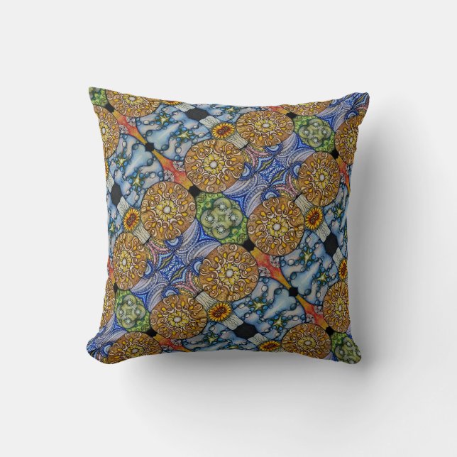 Coussin Pierres celtiques (Recto)