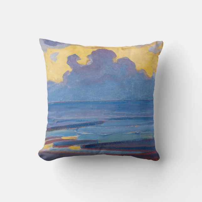 Coussin Piet Mondrian By the Sea Célèbre peinture (Recto)