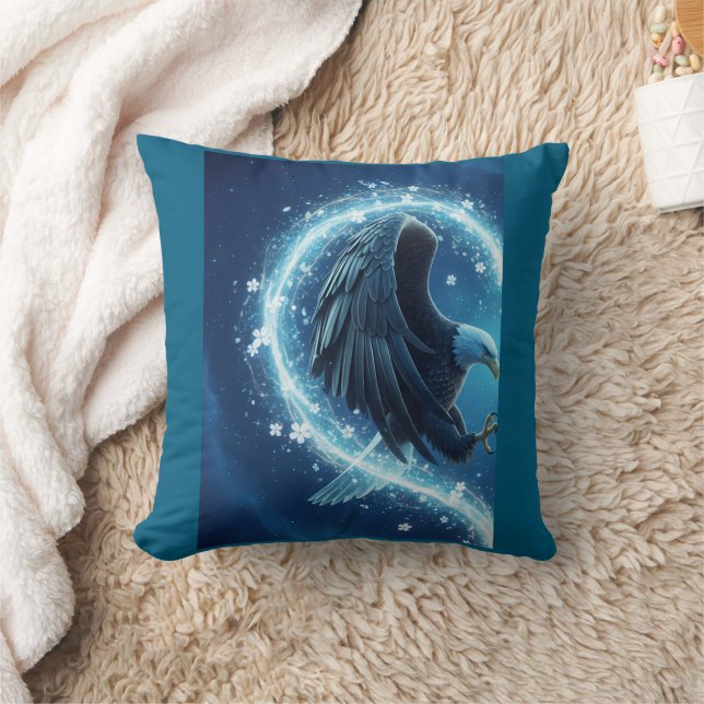Coussin Pillow Bald Eagle Heart - I Will Be With You (Couverture)