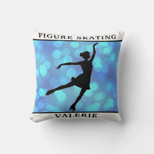 Coussin Pilote à lancer de patinage avec nom