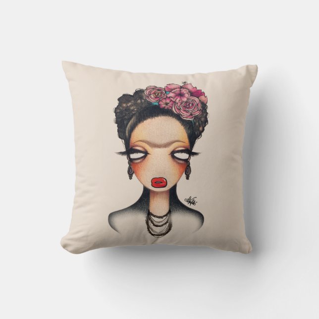 Coussin Pilote à lancer Frida (Recto)