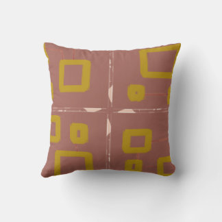 Coussin Pilote à lancer géométrique boîte Brown