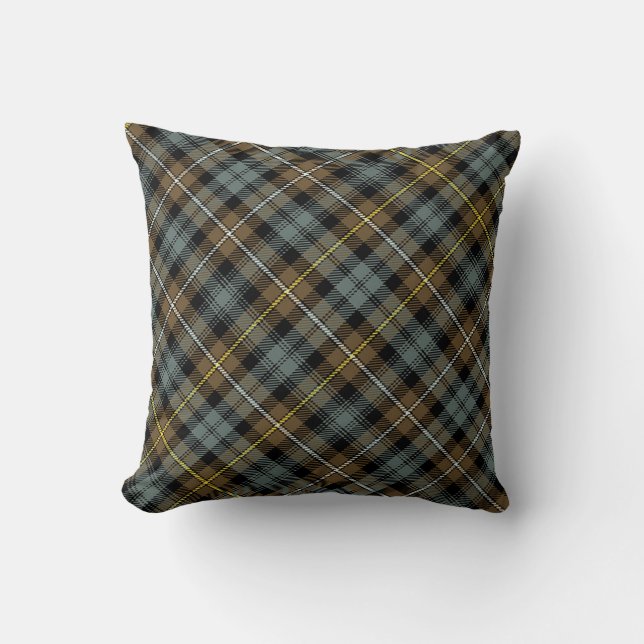 Coussin Pilote à lancer Patiné Campbell Argyll (Recto)