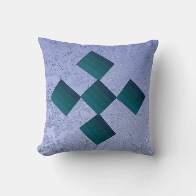 Coussin Pilote de jeton bleu (Recto)