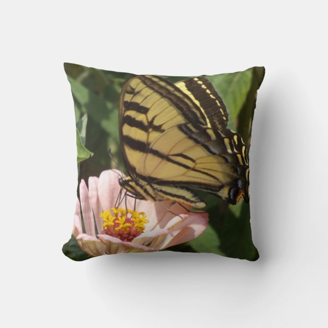 Coussin Pilote de lancement de papillon (Recto)