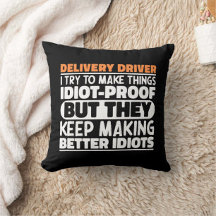 Coussin Pilote De Livraison J'Essaie De Rendre Les Choses