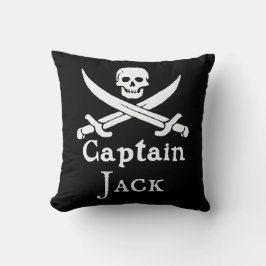 Coussin Pilote de piste de pirate personnalisé