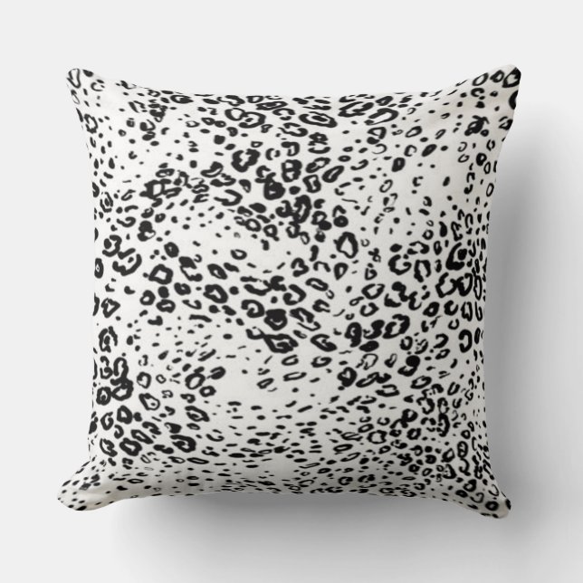 Coussin Pilote/Empreinte de léopard (Recto)