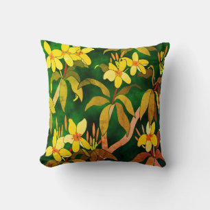 Coussin Pilote Vintage Frangipani