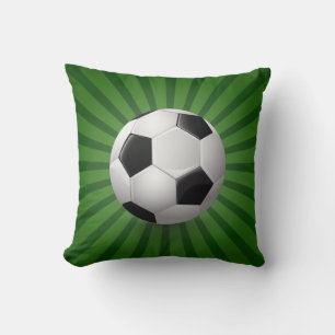 Coussin Pilotes de balle de soccer rétro