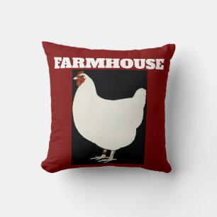COUSSIN PILOTES ROULANTS ROUGE DE FERME