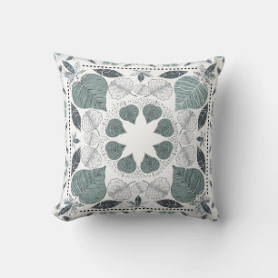 Coussin Pilow, concepteur de Motifs à feuilles vertes