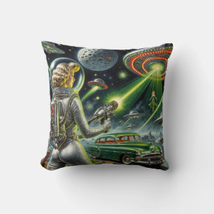 Coussin Pin-Up de science-fiction