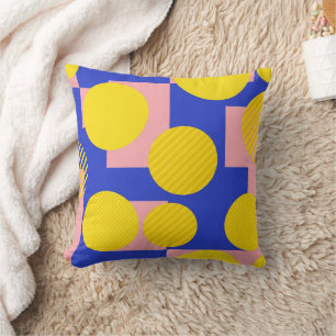 Coussin Pinceau Abstrait Rétro (13)