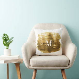 Coussin Pinceau d'or