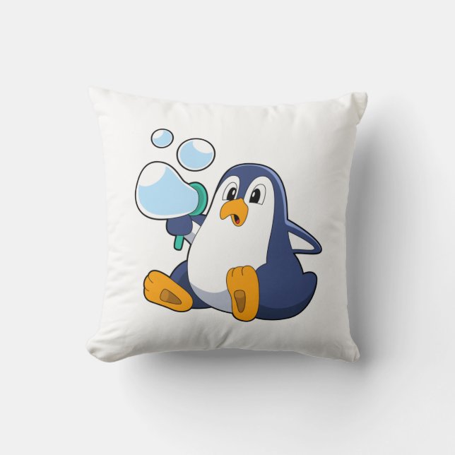 Coussin Pingouin avec bulles de savon.PNG (Recto)