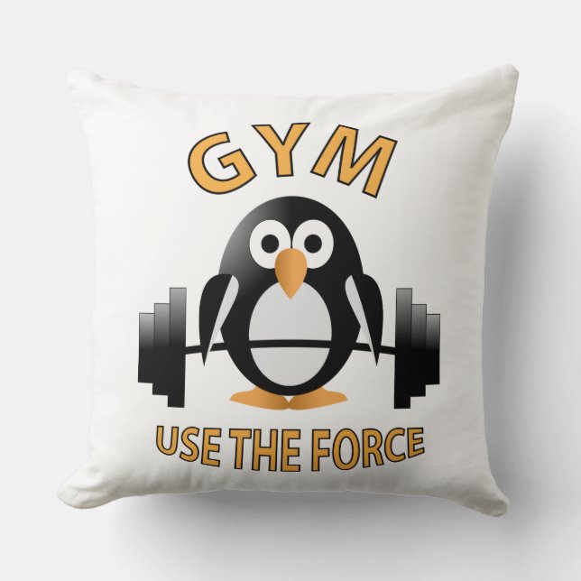 Coussin Pingouin avec cloche (Recto)