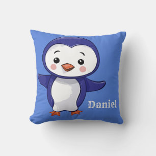 Coussin Pingouin bébé mignon