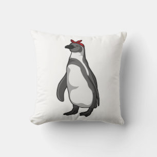 Coussin Pingouin with bandana