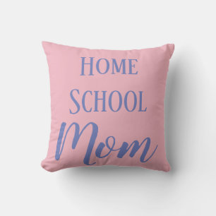 Coussin Pink and Blue Home School Maman