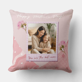 Coussin Pink Custom Photo Collage