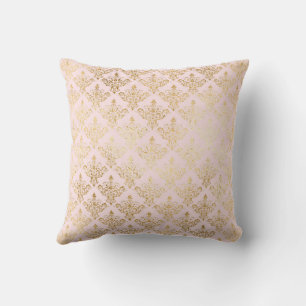 Coussin Pink & Gold Vintage Custom Design Jeu d'oreiller