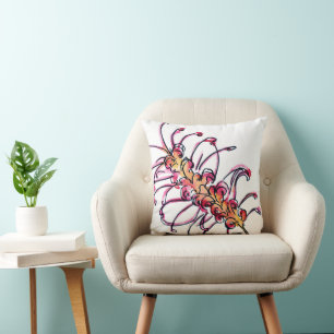 Coussin Pink Grevillea Australian Native Flower