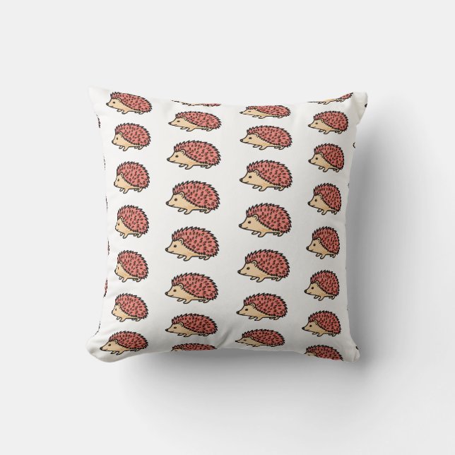 Coussin Pink Hedgehog (Recto)
