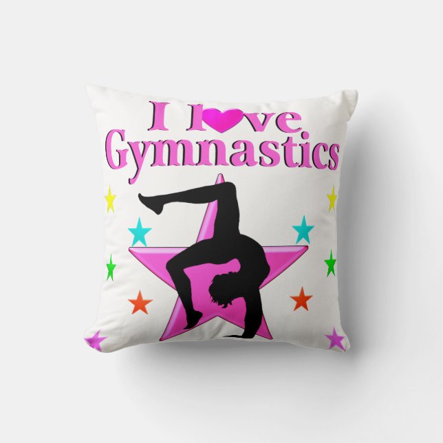 COUSSIN PINK PRÉCIEUX J'AIME LE DESIGN GYMNASTIQUE (Recto)