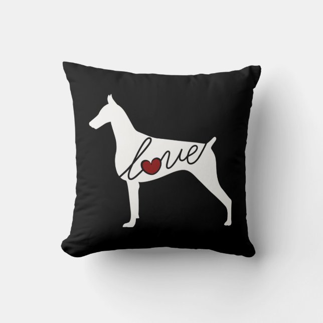Coussin Pinscher de dobermann (Recto)