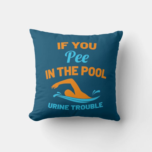 Coussin Pipe De Bain Dans La Piscine (Recto)