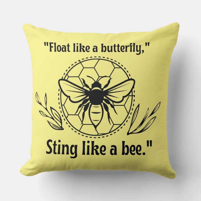 Coussin piquer comme une abeille (Recto)