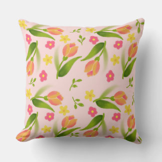 Coussin Piquer les tulipes