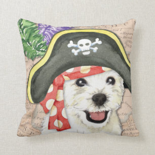 Coussin Pirate de Westie