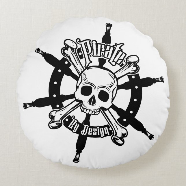 Coussin Pirate rond (Devant)