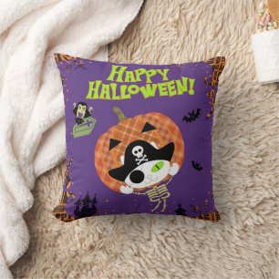 Coussin Pirate squelette