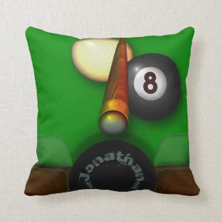 Coussin Piscine et billards de huit boules