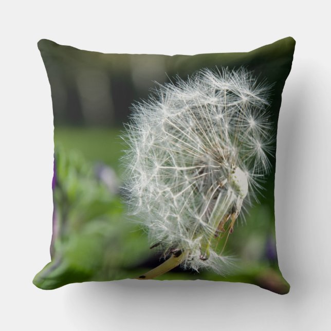 Coussin Pissenlit d'été (Recto)