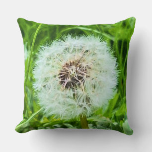 Coussin Pissenlit sauvage de Roumanie photographié en macr