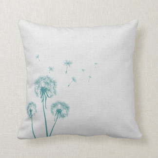 Coussin Pissenlit turquoise