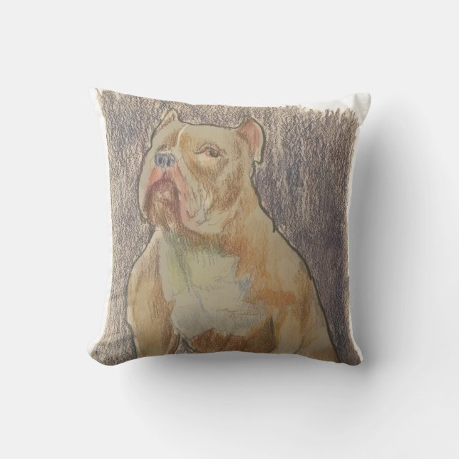 Coussin Pit Bull (Recto)