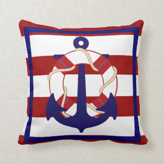 Coussin PixDezines ancre/do-it-yourself couleurs/nautique