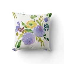 PixDezines Aquarelle Florale/Ranunculus/Violet