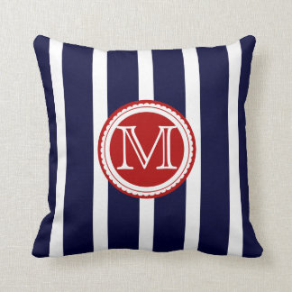 Coussin PixDezines DO-IT-YOURSELF bandes de couleurs/monog